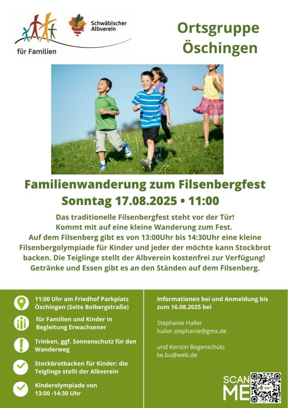 Familienwanderung zum Filsenbergfest